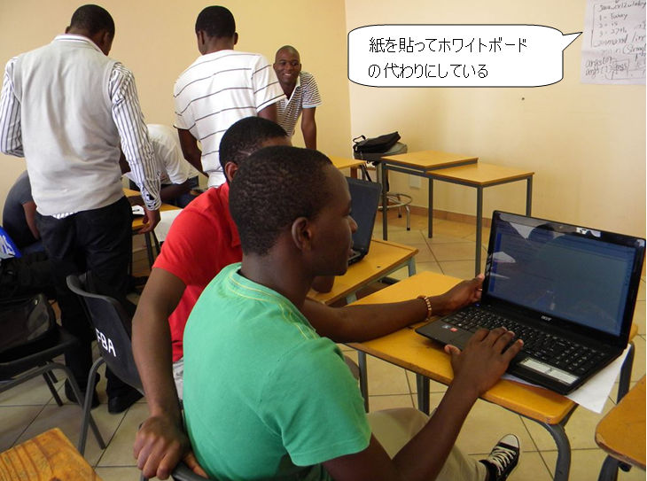 SCOT 実習中のJAVAクラス(3年生) SCOT 実習中のJAVAクラス
