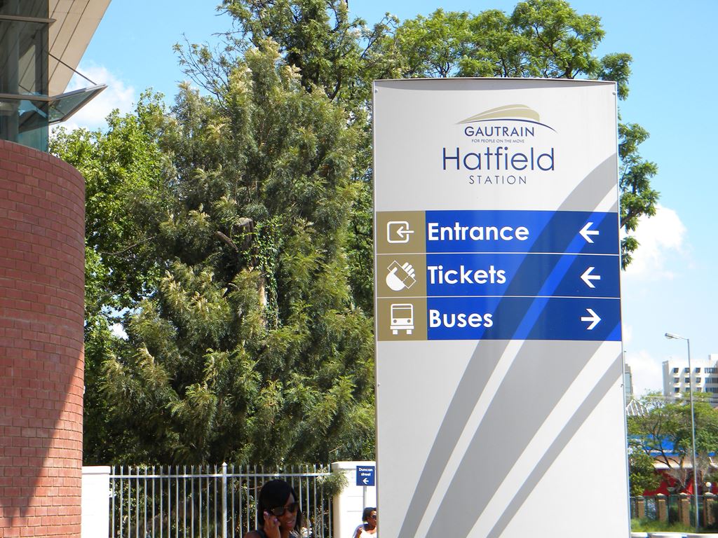 GauTrain Hatfield駅 GauTrain Hatfield駅