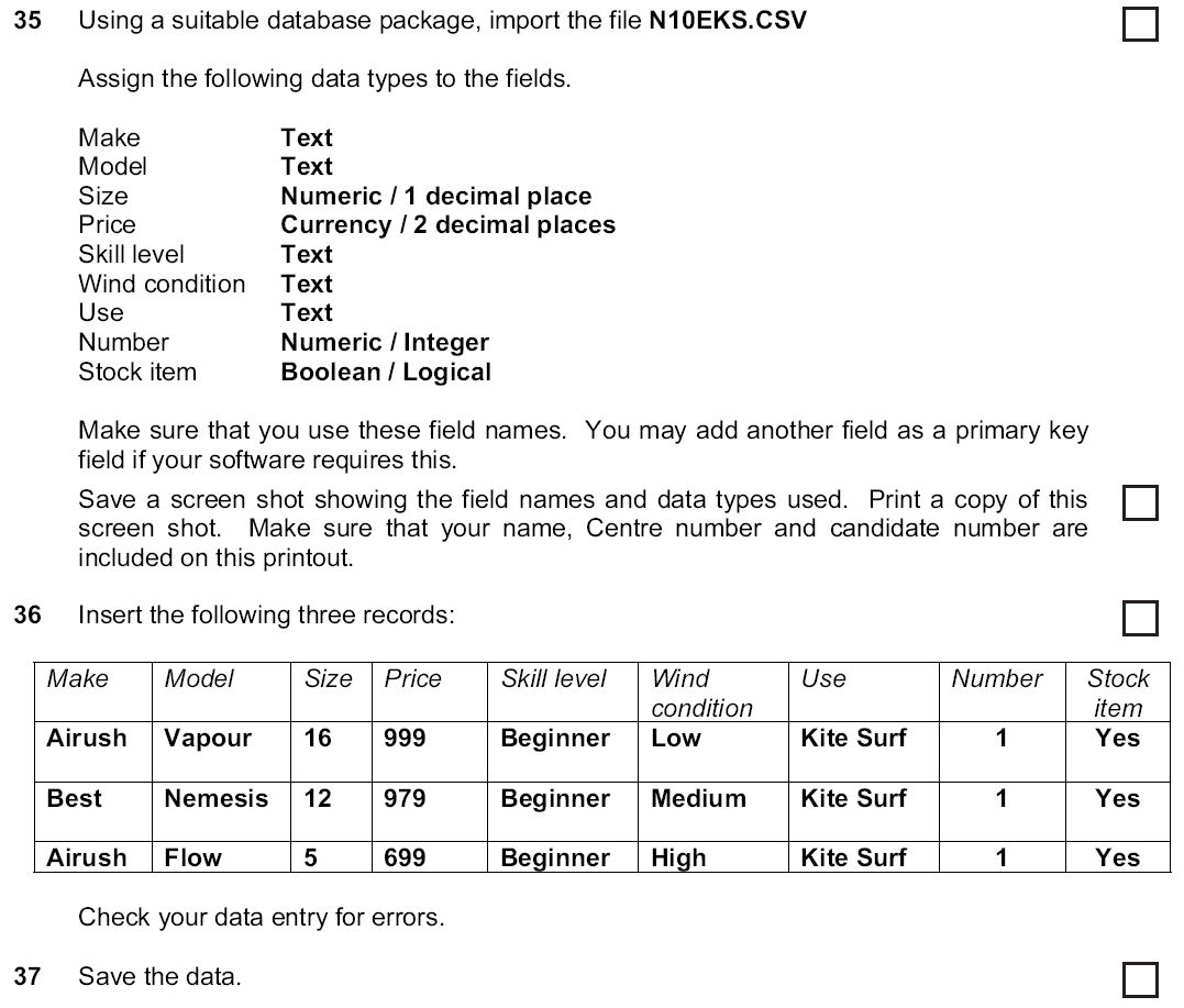 IGCSE sample 10
