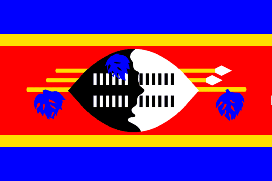 National Flag of Swaziland